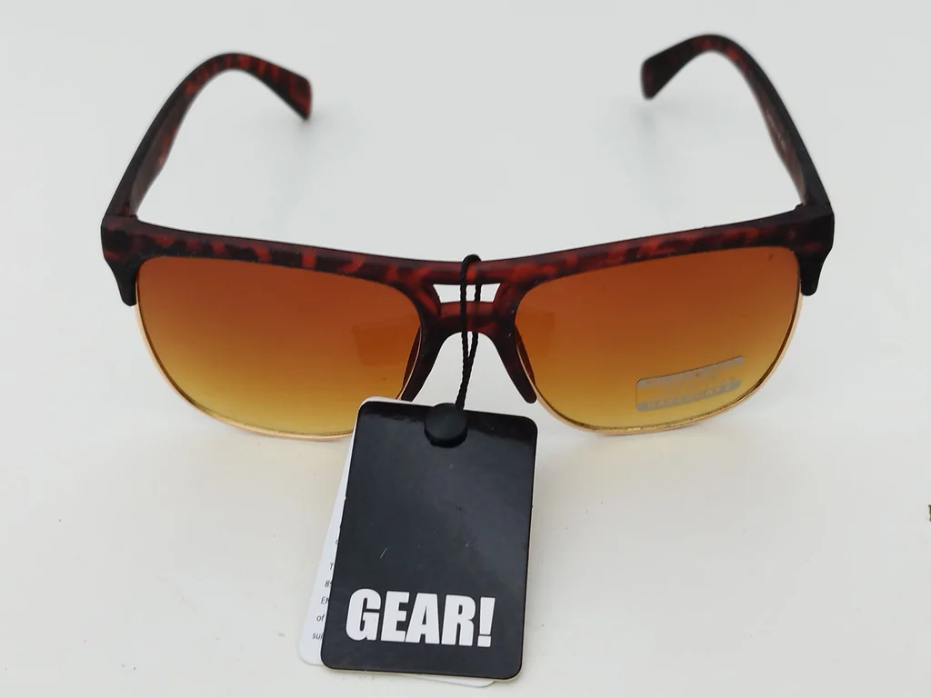 Lunettes de soleil marron léopard 